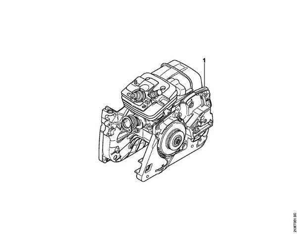 Motosierras de gasolina (MS) MS 361-VW Níºmero de máquinaÂ  de la marca Stihl